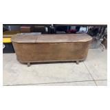Antique Wooden Storage Chest