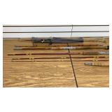 2 Vintage Fishing Rods with Bags