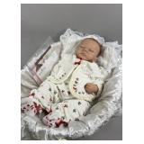 Baby Emily Doll W/Bed