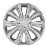 Auto Drive 14 Inch Silver Alloy Finish Hubcap