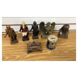 7 Patriotic Cast Coin Banks