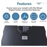 My Weigh Xl-700 Talking Bathroom Scale 700 Lb
