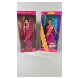 13" Barbies of the World(Indian & Princess of