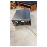Low Floor Display Table W/Mirror on Front