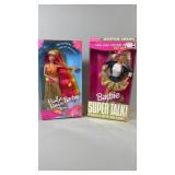 13" Hula Hair Barbie & Super Talk Barbie