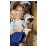 5 Plastic/Porcelain Babies