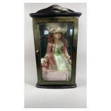 The Crimson Collection Porcelain Doll in Case
