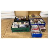 Variety of Cassette Tapes and Blank Tapes