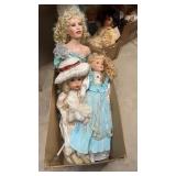 3 Porcelain Dolls