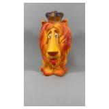 Plastic Lion Piggy Bank