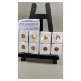 8 Commemorative Mint Medallions