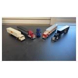 5 Semis W/Trailers(1 Missing Trailer)