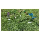 5 15" Decrotive Garden/Pot Stakes
