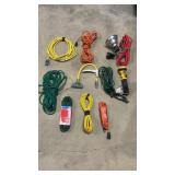 9 Extension Cords with 2 Lights
