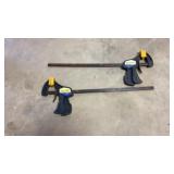 2 Quick Grip Bar Clamps