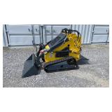 ZJG ZJ-380 Mini Skid Steer Yellow