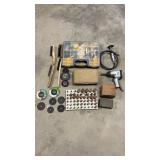 Assortment of Sanding Tools and Bits