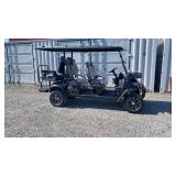 Future 60Volt  6 Person Golf Cart Metallic Black