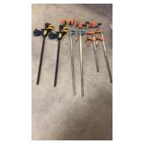 Assortment of Bar Clamps