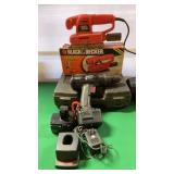 Black & Decker Corded Sander and Craftsman 12.0V