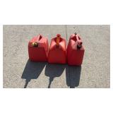 3 Gas Cans