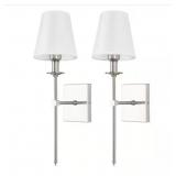 2 Gold Indoor Industrial Wall Sconces