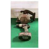 Craftsman 19.2 Circular Saw and 3/8 Drill-No