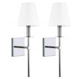 LamQee 1-Light Polished Chrome Wall Sconce