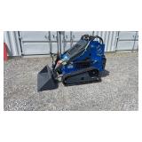 ZJG ZJ-380 Mini Skid Steer Blue