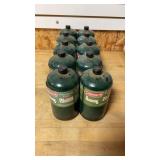 10 Coleman Propane Tanks-Some full some Partials