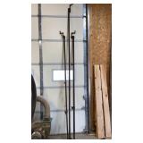 3 Extra Long Vintage Clamps