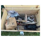 Wood Shipping Crate With Contents