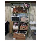 Metal Shelving w/ Contents of House wares
