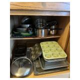 Kitchen Cupboard Contents Baking Pans, Pots & Pans
