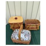 Longaberger Baskets-Times 3