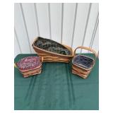 Longaberger Baskets  - Times 3