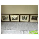 Set of 4 Foil Prints (By the Sea)
