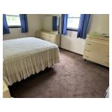 4 Piece Blonde Oak Queen Bed Room Set