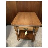Oak Cocktail Table With Drawer