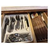 Kitchen Drawer Contents-Flatware, Knives, Etc.