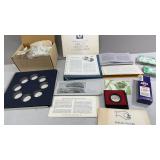 Asst. Coin Holders, Paper Literature, Etc.