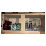Cupboard of Glasses, Vases