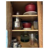 Kitchen Cupboard Contents-Mixing Bowles, Etc.