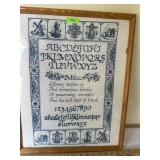 Framed Sampler - Cross Stitch