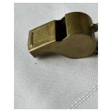 Stamped: US Army Whistle Regulation (Brass)