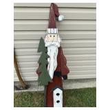 Painted Santa Clause (Outdoor), Hanging Santa Face