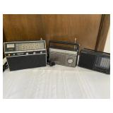 3 Radios- GE- Mountgomery Ward- Magnavox