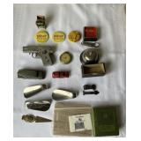 Small Collectibles: Pocket Watch, Desk Bell, Champ
