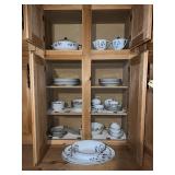 Cupboard of "Southern Pines" Arcadiam Fine China