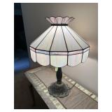 Pedistal Lamp w/ White Shade